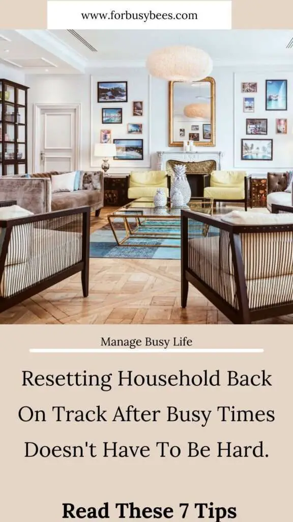 reset household tips