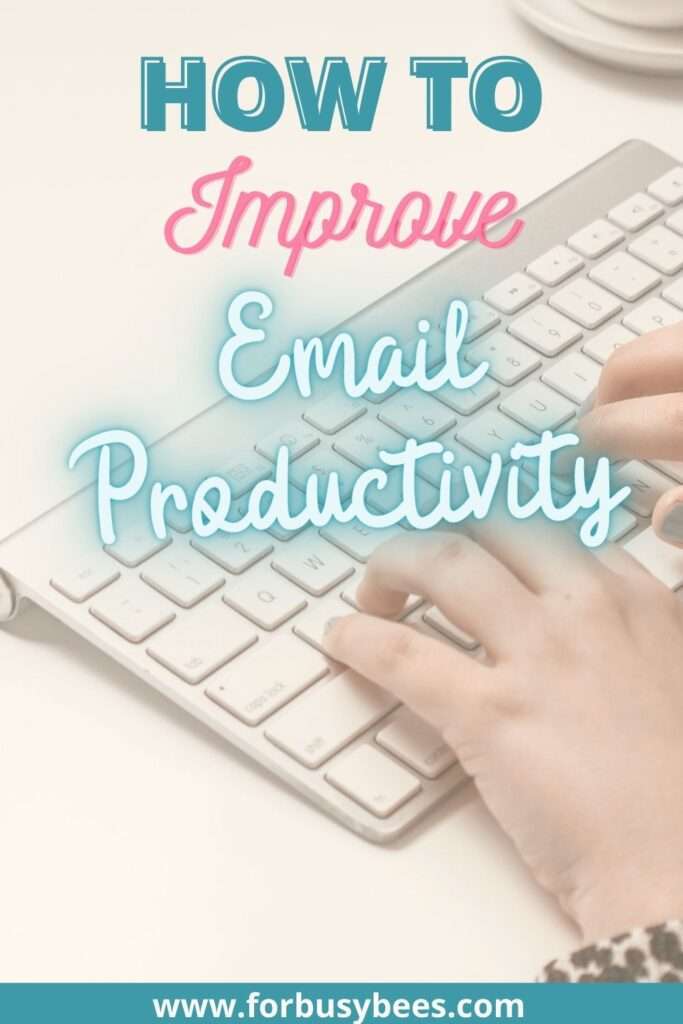 how to improve email productivity