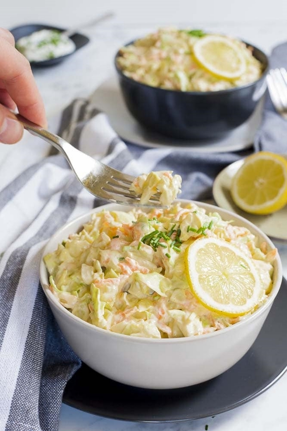 Easy Vegan Coleslaw 7