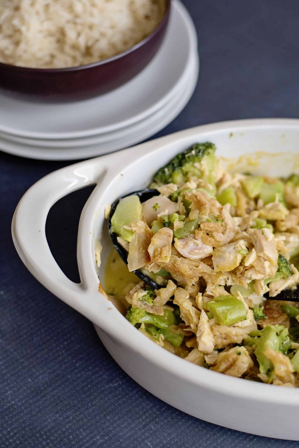 Cheddar Chicken Broccoli Casserole