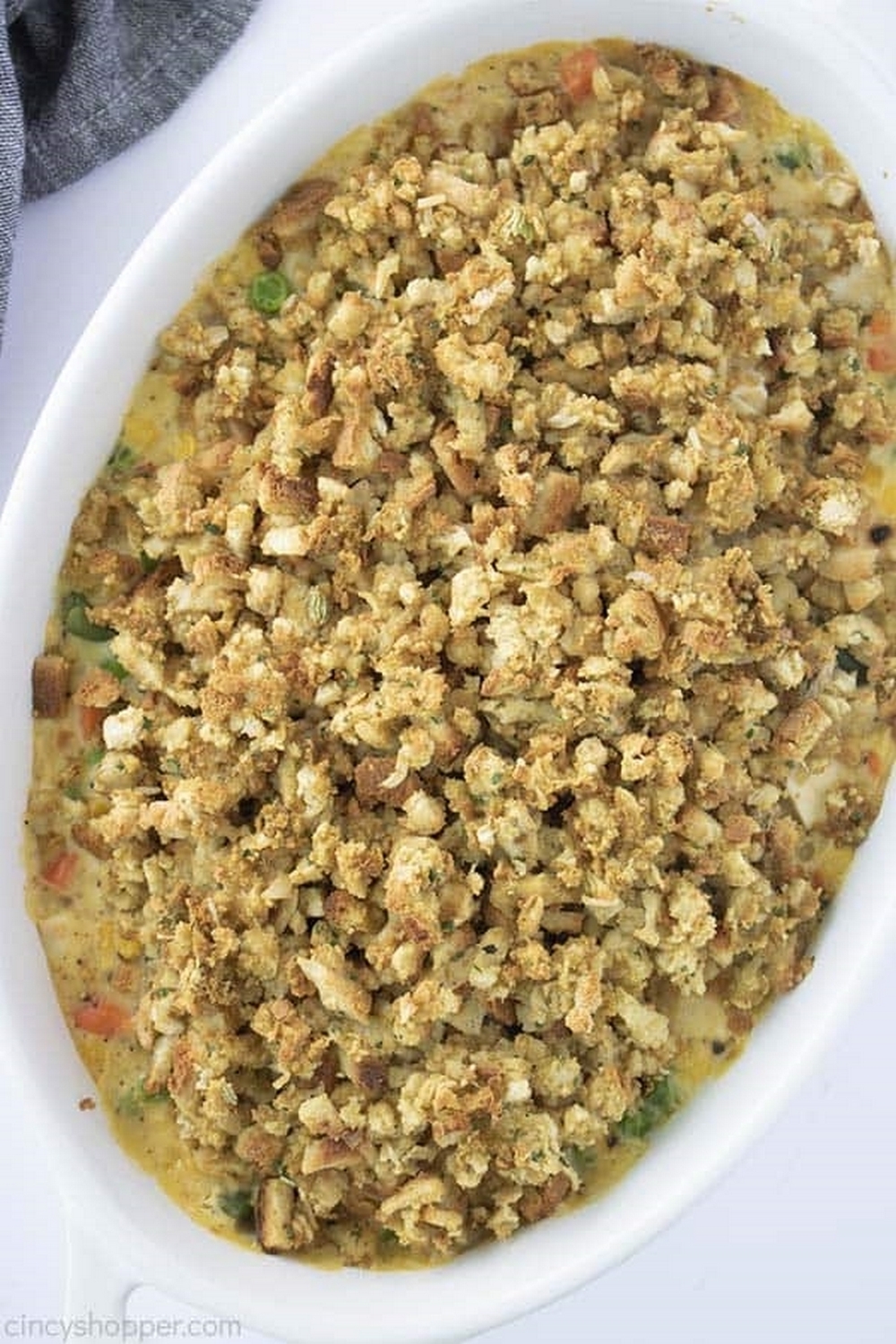 Chicken And Stuffing Casserole