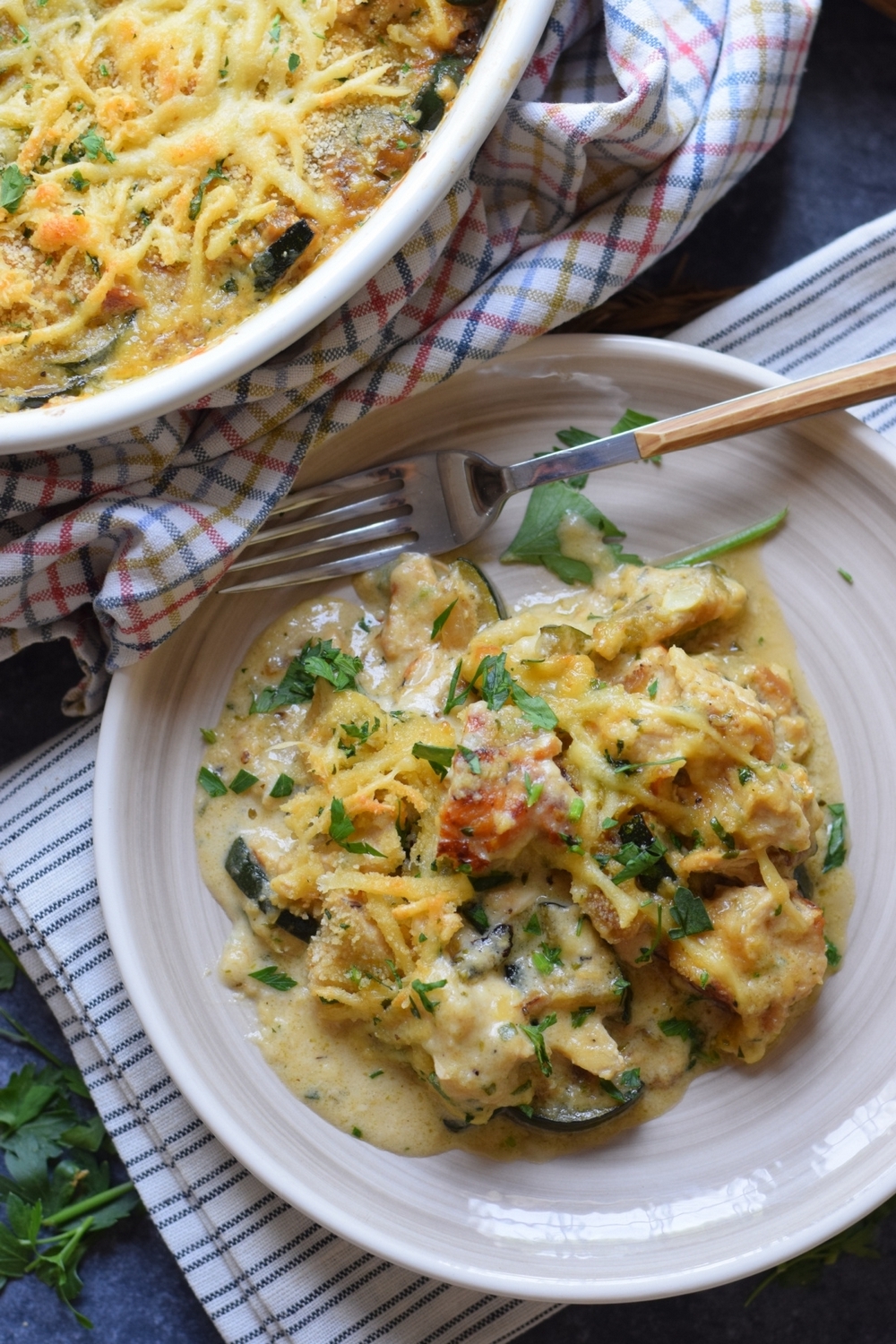 Creamy Chicken And Zucchini Casserole