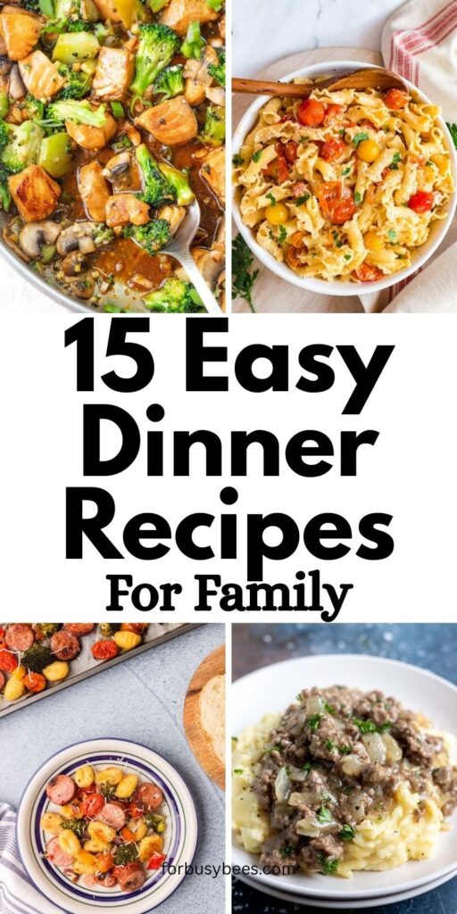 Easy Dinner Recipes for family