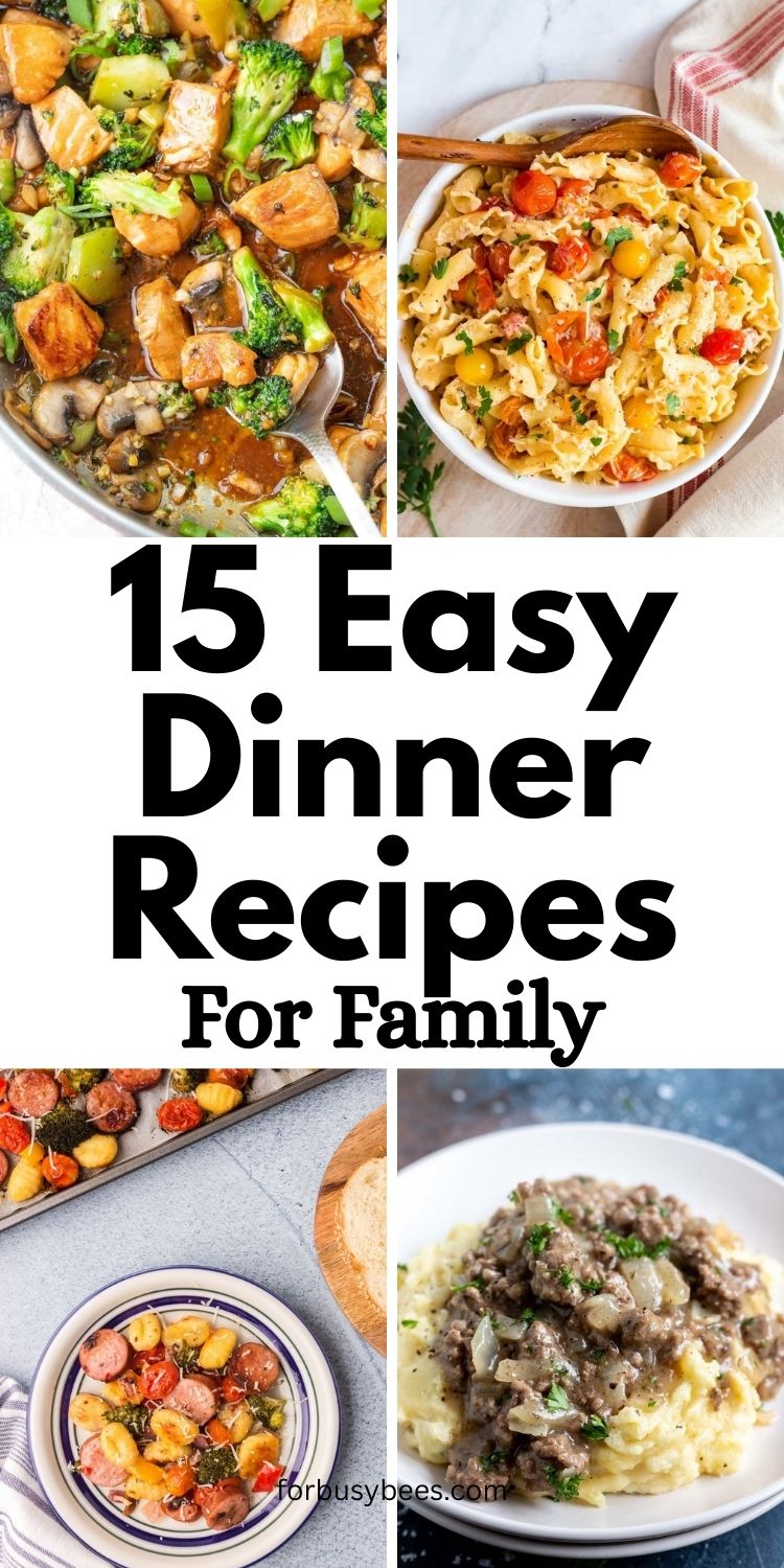 Easy Dinner Recipes for family