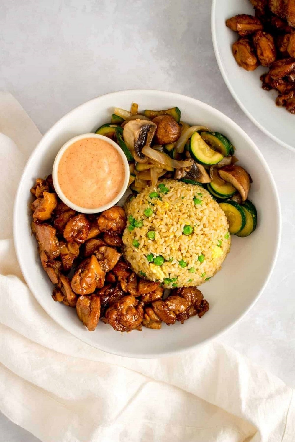 Hibachi Chicken With Fried Rice