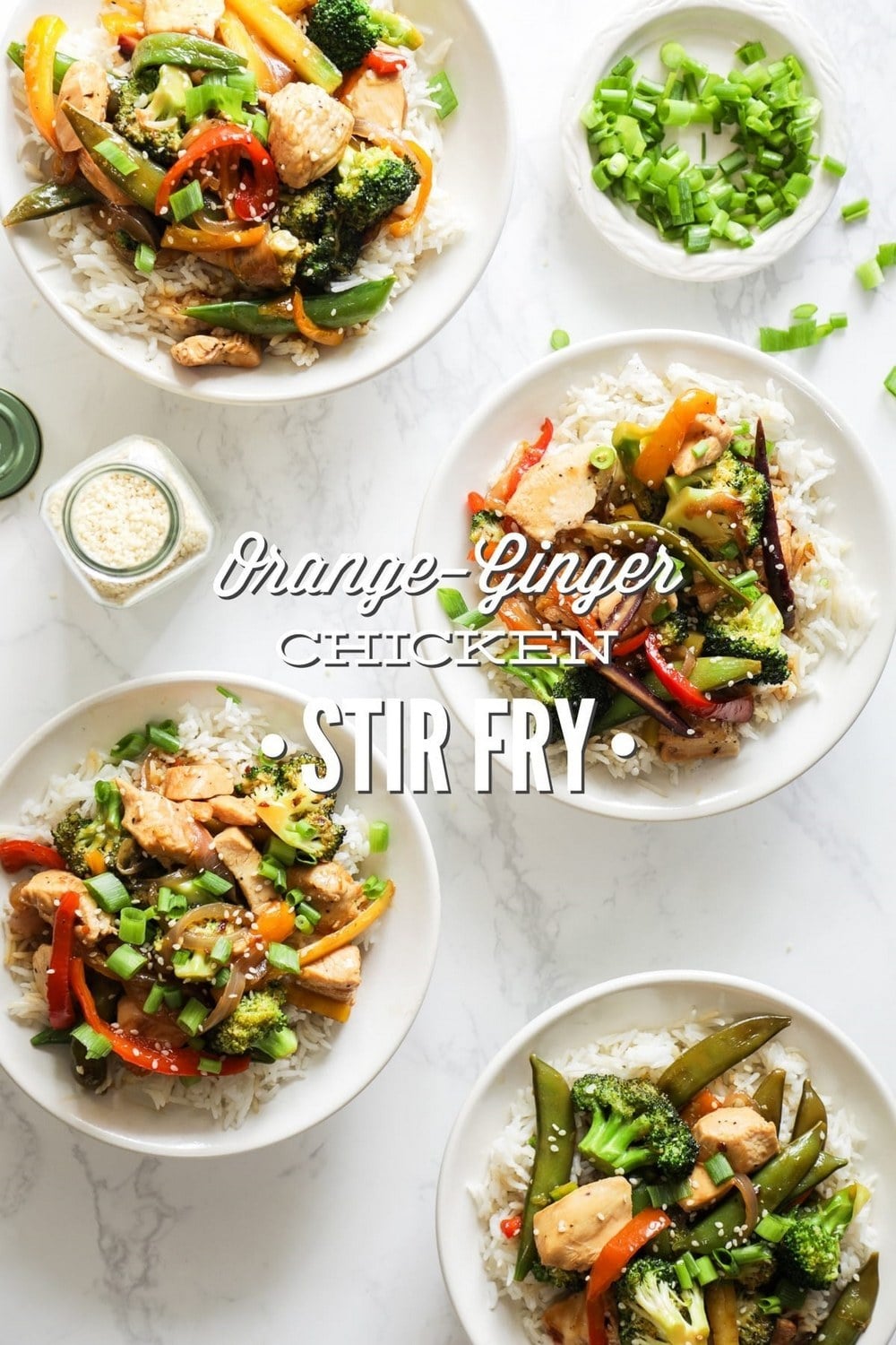Orange Ginger Chicken And Veggie Stir Fry With Meal Prep Option