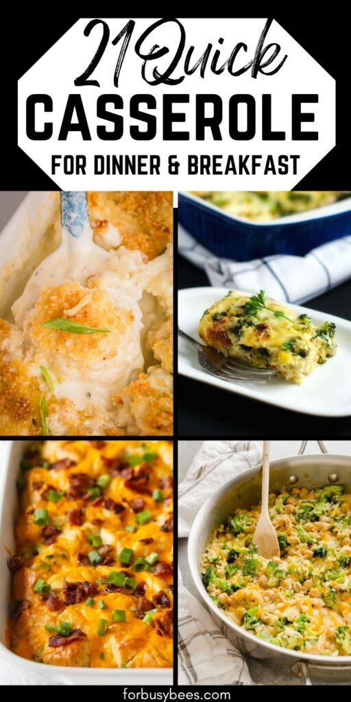 Quick Casserole for dinner & breakfast