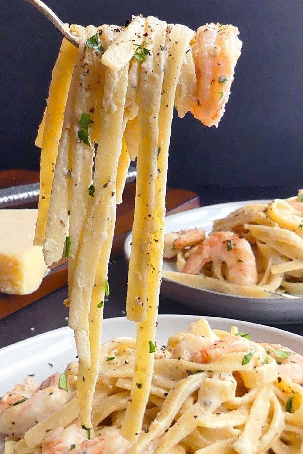 Shrimp Alfredo Light And Easy