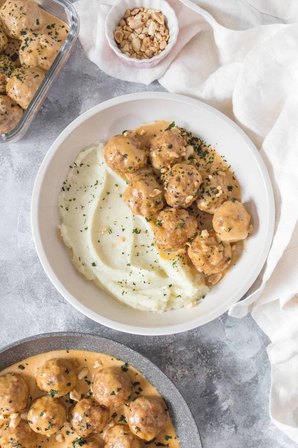 Thai Peanut Chicken Meatballs