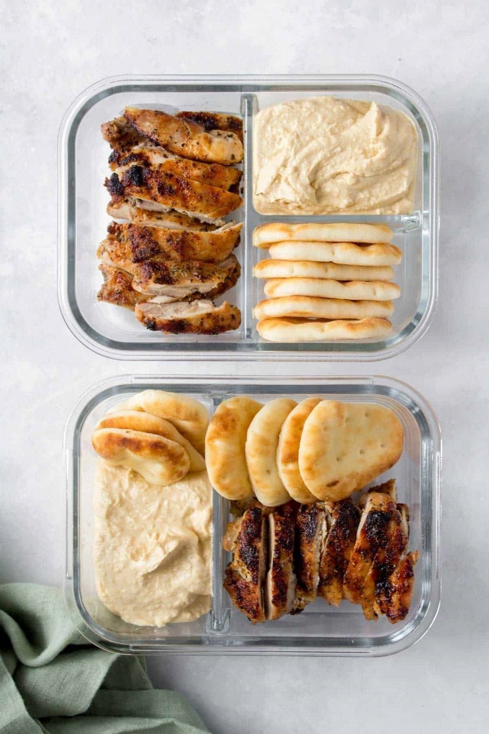 Chicken And Hummus Meal Prep