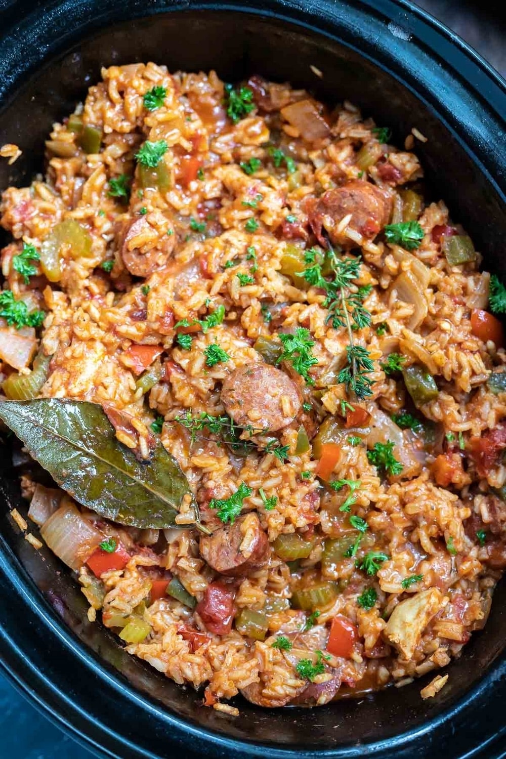 Chicken And Sausage Slow Cooker Jambalaya Recipe