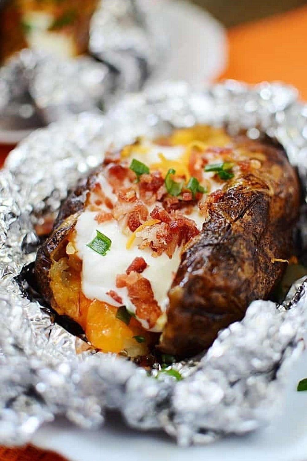 Crockpot Slow Cooker Loaded Baked Potato Recipe