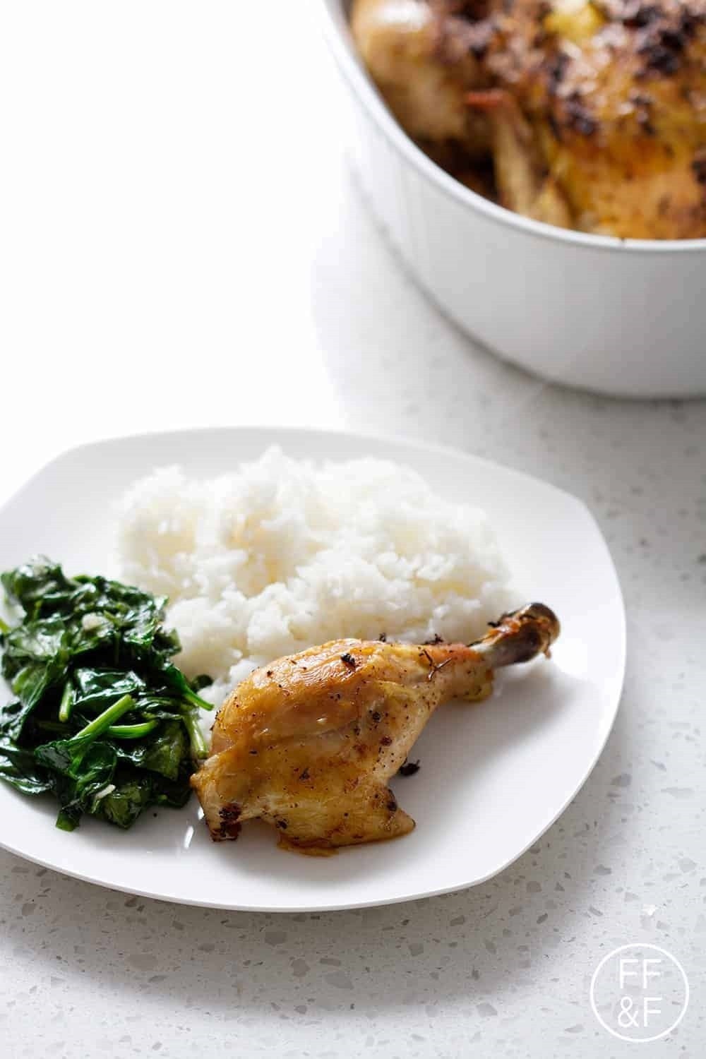 Herb Rubbed Slow Cooker Whole Chicken