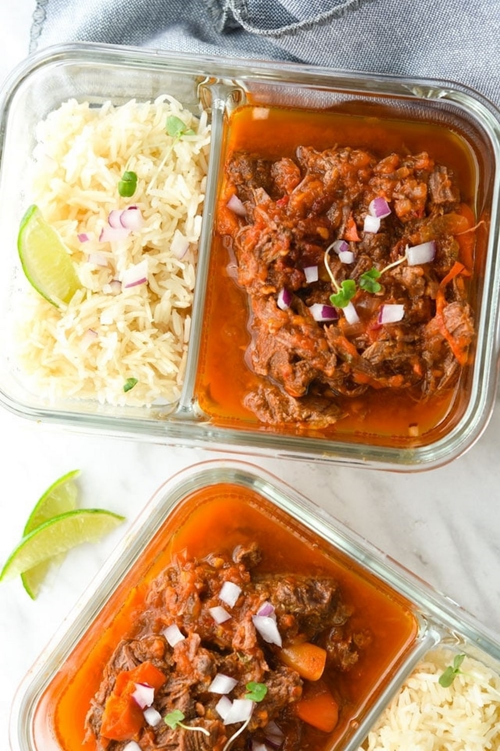 Instant Pot Chipotle Beef Meal Prep