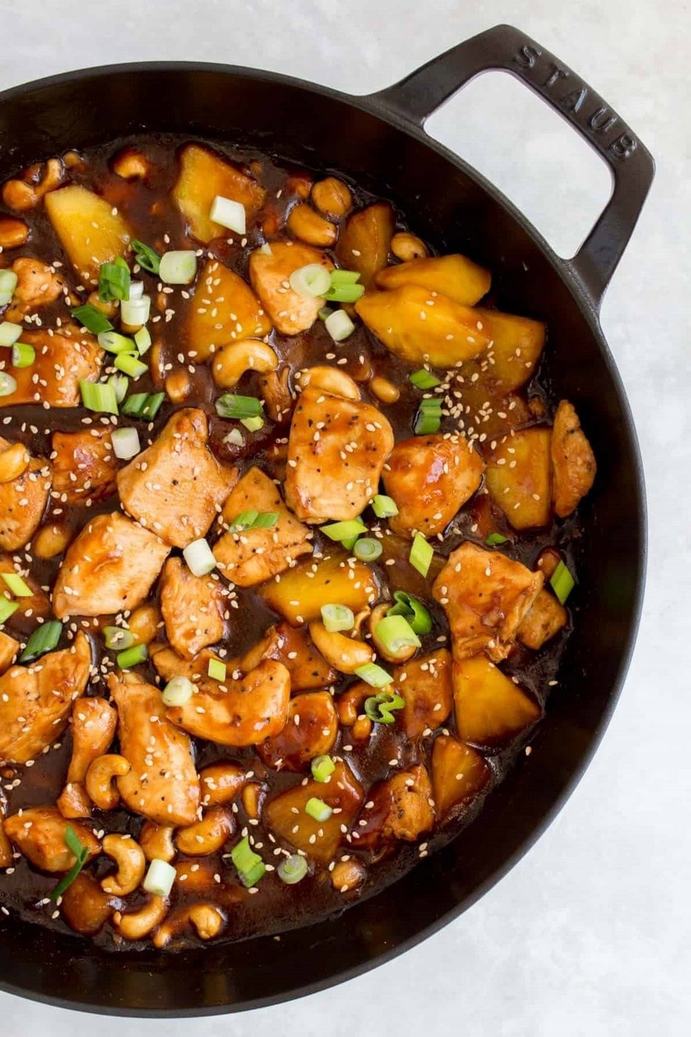 One Pan Spicy Pineapple Chicken Meal Prep