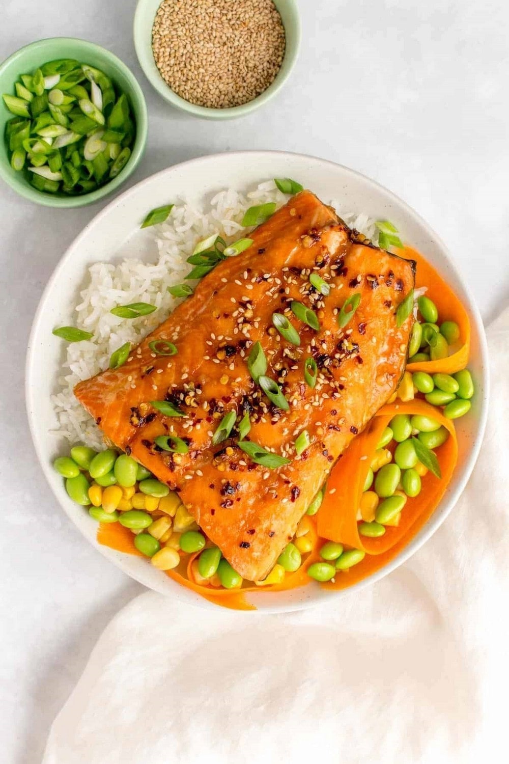 Sweet Chili Salmon Meal Prep
