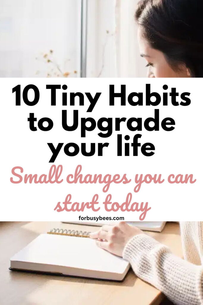 Tiny Habits to upgrade your life