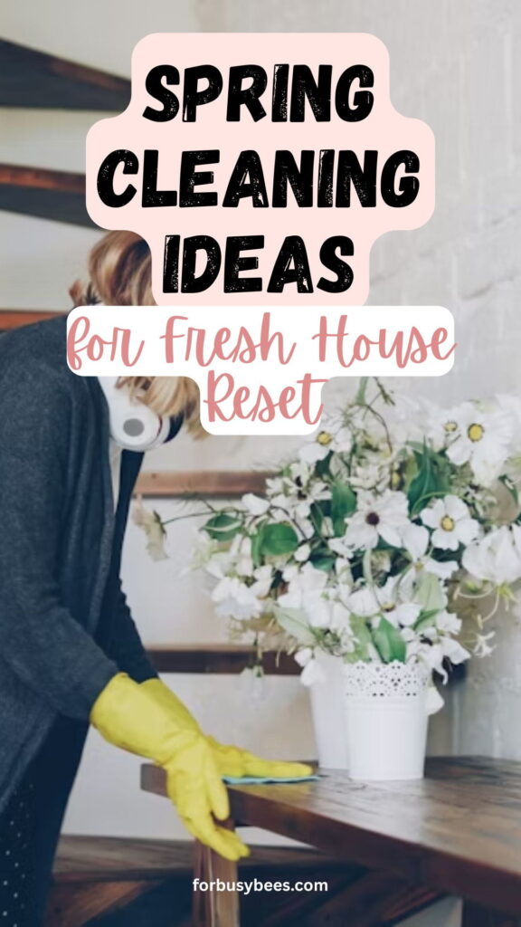 Spring cleaning ideas