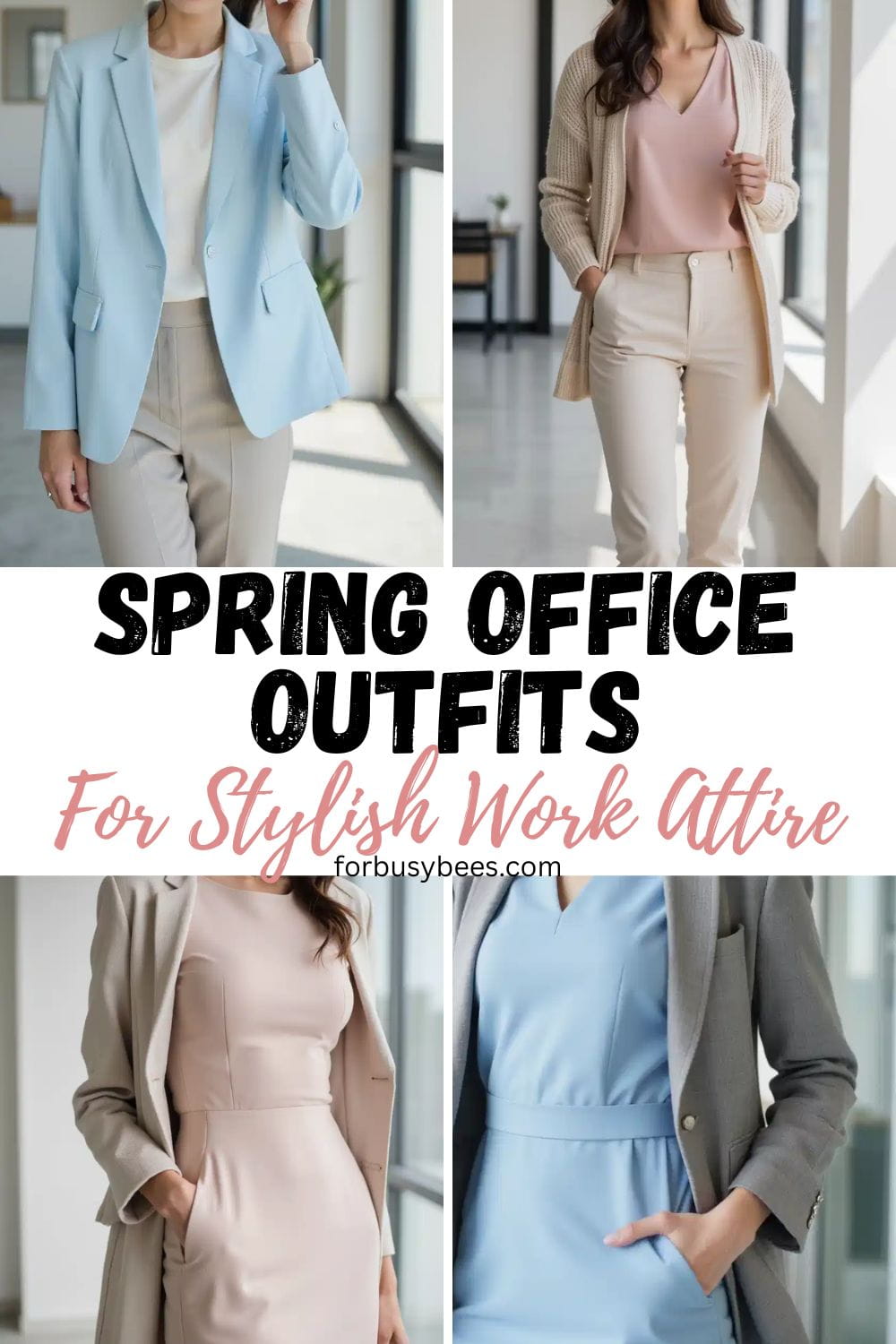spring office outfits for stylish work attire