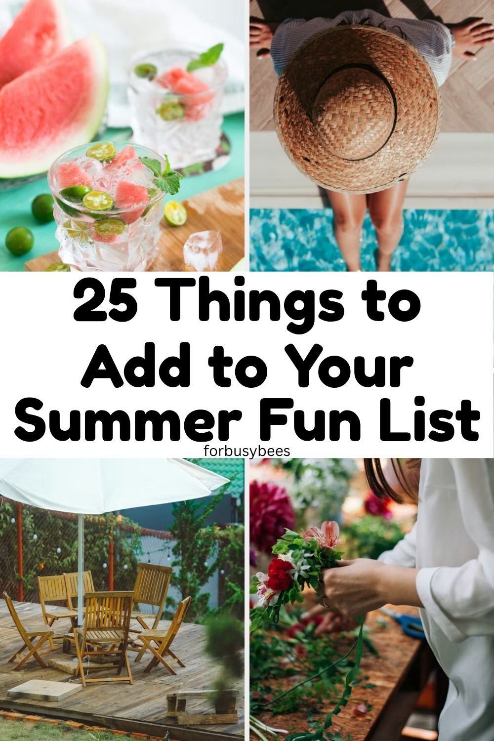 Random Summer Activities 25 Things To Do In Summer That Give Summer Vibe - For Busy Bee's