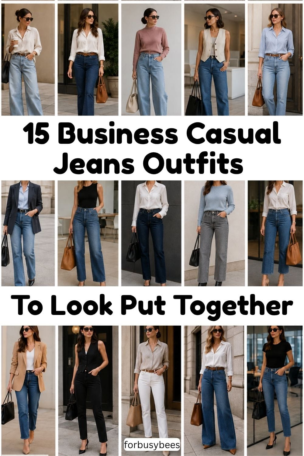 15 Business Casual Jeans Outfits