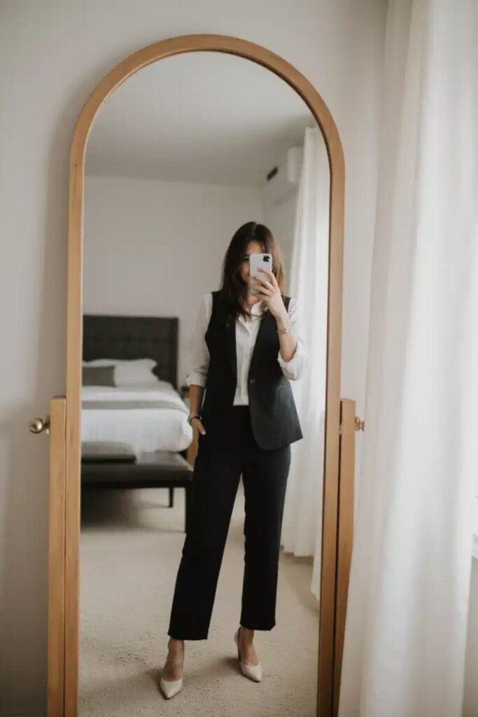 Loose Vest with Trousers
