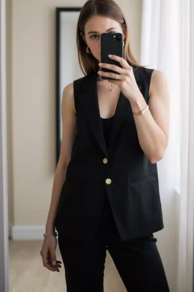 Tailored Pants With Vest