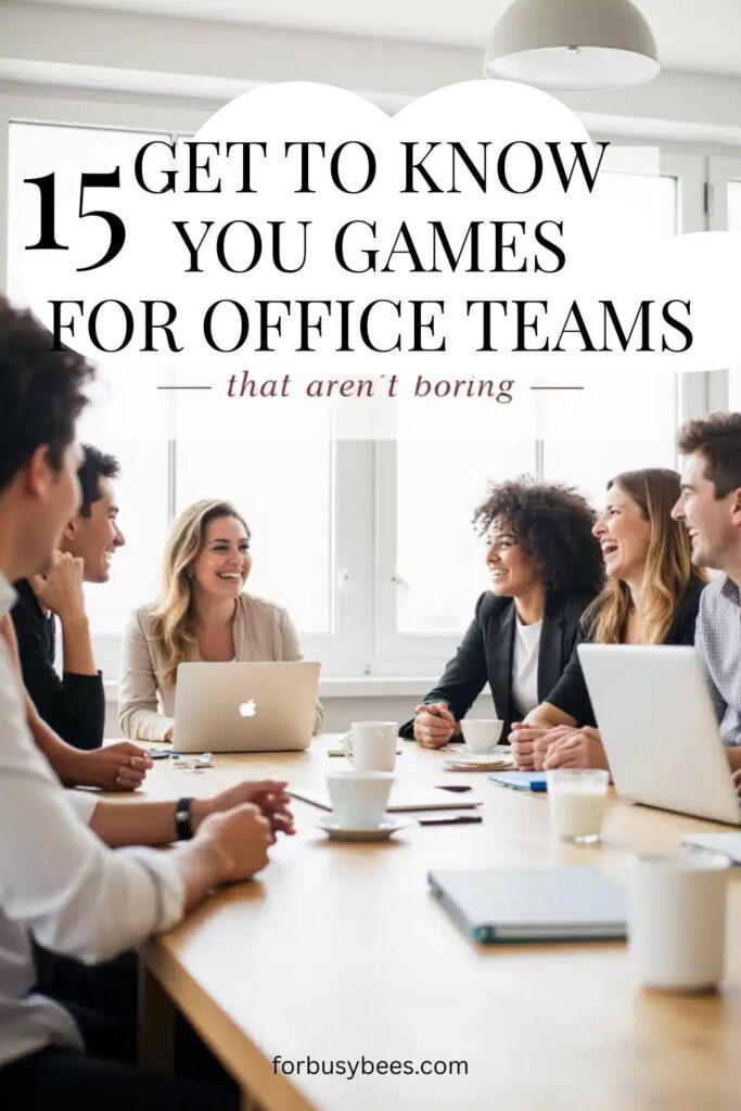 15 get to know you games to play at office