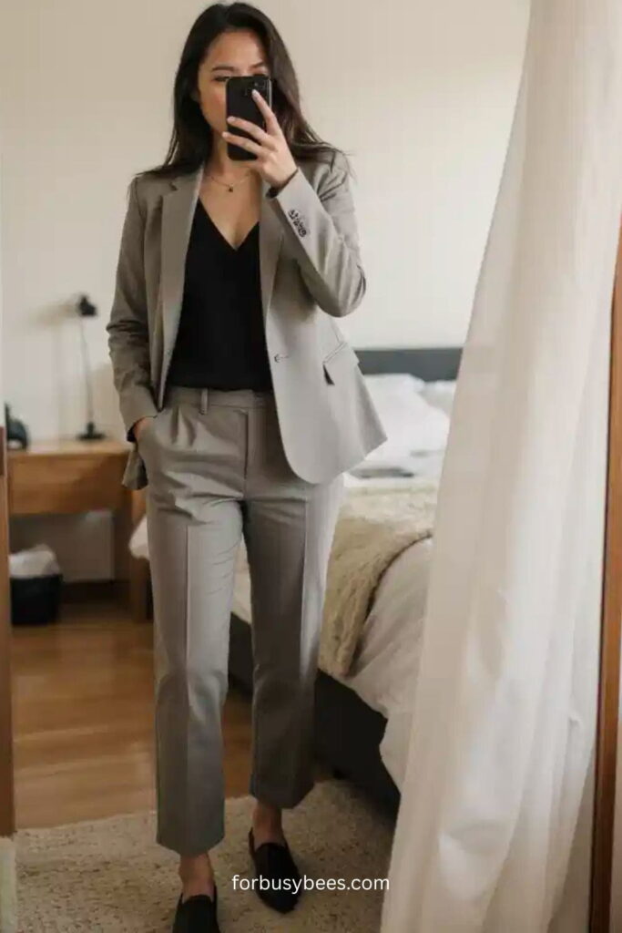 Gray Dress Pants Outfit Ideas