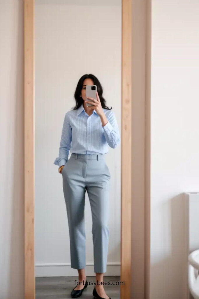 Light Gray Pants Outfit Ideas