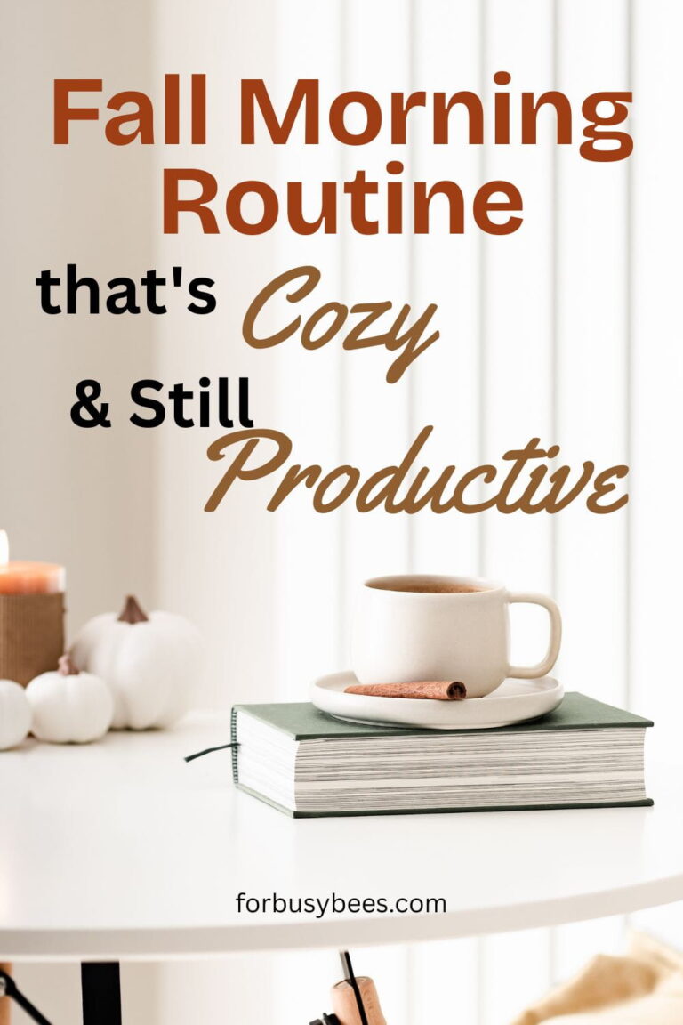 Fall morning routine