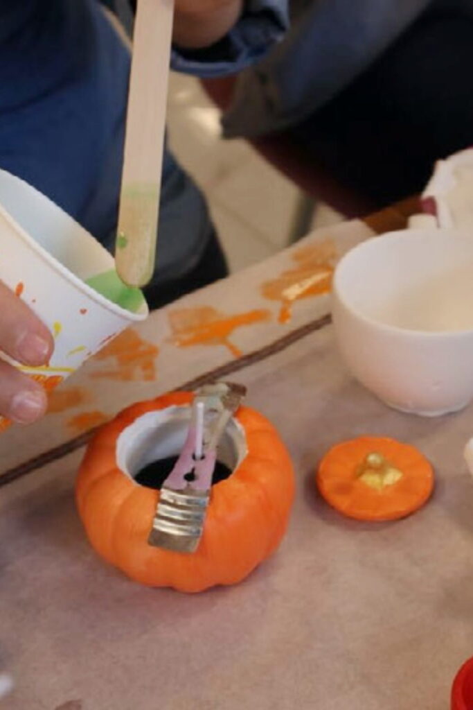 fall candle making